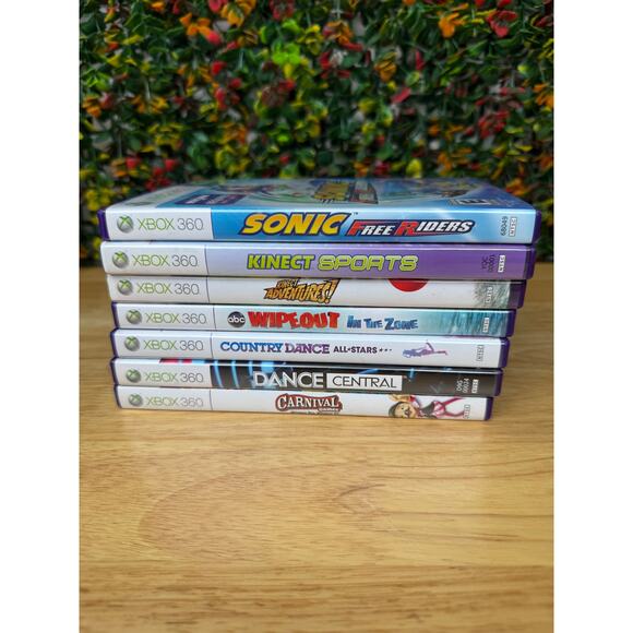 Microsoft Xbox 360 Edition Kinect 7 Game Lot (TESTED) Family Gaming Sonic Sports - Picture 2 of 3